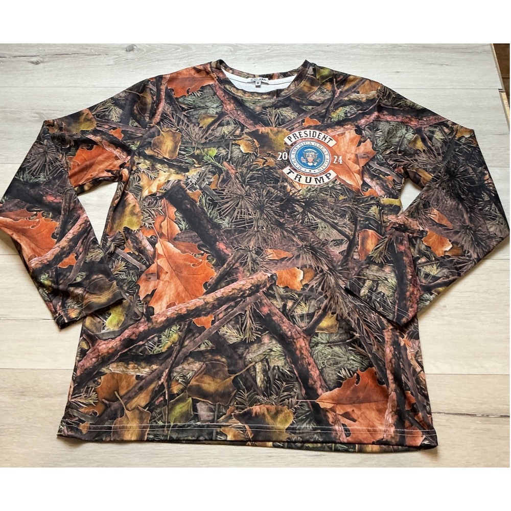 Black Mountain Long Sleeve T-Shirt Mens‎ Medium Camo PreLoved